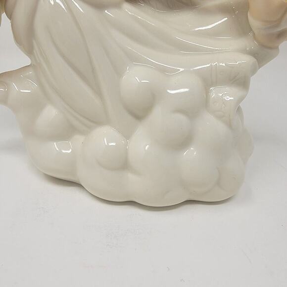 Vintage Avon Angel & Cherub Porcelain Figurine Gold Stars 1998 Avon - Picture 3 of 14